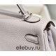 Hermes Hermès Kelly 25 Togo Dreamy Purple Silver Hardware Hand-Stitched