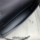 Hermes Hermès Kelly Elan 27 Goat Skin Black Silver Hardware Hand-Stitched