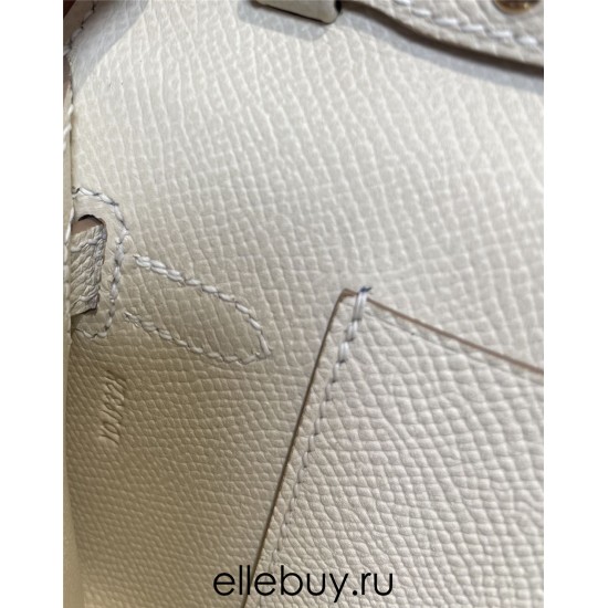 Hermes Hermès Kelly WOC 20.5 White Epsom Gold Hardware 20.5 x 11 x 2 cm Hand-Stitched