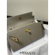 Hermes Hermès Kelly WOC 20.5 Grey Epsom Gold Hardware 20.5 x 11 x 2 cm Hand-Stitched