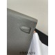 Hermes Hermès Kelly WOC 20.5 Dark Grey Epsom Gold Hardware 20.5 x 11 x 2 cm Hand-Stitched