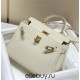 Hermes Hermès Mini Kelly 20 Togo White Gold Hardware Hand-Stitched