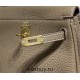 Hermes Hermès Mini Kelly 20 Togo Grey Gold Hardware Hand-Stitched