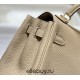 Hermes Hermès Mini Kelly 20 Togo Milk Tea Brown Gold Hardware Hand-Stitched