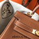 Hermes Hermès Mini Kelly 20 Togo Brown Gold Hardware Hand-Stitched