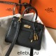 Hermes Hermès Mini Kelly 20 Togo Black Gold Hardware Hand-Stitched