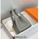 Hermes Hermès Picotin 18 Togo Grey Gold Hardware Hand-Stitched