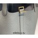 Hermes Hermès Picotin 18 Togo Grey Gold Hardware Hand-Stitched