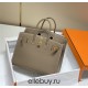 Hermes Hermès Birkin 25 Epsom External Stitching Grey Gold Hardware Hand-Stitched