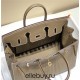 Hermes Hermès Birkin 25 Epsom External Stitching Grey Gold Hardware Hand-Stitched