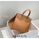 Hermes Hermès Birkin 30 Epsom External Stitching Brown Gold Hardware Hand-Stitched