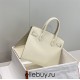 Hermes Hermès Birkin 30 Epsom External Stitching White Gold Hardware Hand-Stitched