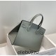 Hermes Hermès Birkin 30 Epsom External Stitching Grey-Blue Gold Hardware Hand-Stitched