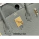 Hermes Hermès Birkin 30 Epsom External Stitching Grey-Blue Gold Hardware Hand-Stitched