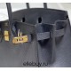 Hermes Hermès Birkin 25 Epsom External Stitching Black Gold Hardware Hand-Stitched