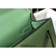 Hermes Hermès Mini Kelly 2 19 Epsom Green Gold Hardware Hand-Stitched