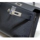 Hermes Hermès Mini Kelly 2 19 Epsom Black Silver Hardware Hand-Stitched