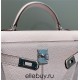 Hermes Hermès Mini Kelly 2 19 Epsom Dream Purple Silver Hardware Hand-Stitched