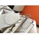 Hermes Hermès Evelyne 29 Togo Light Grey Silver Hardware Hand-Stitched