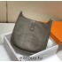 Hermes Hermès Evelyne 29 Togo Dark Grey Silver Hardware Hand-Stitched