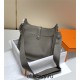 Hermes Hermès Evelyne 29 Togo Dark Grey Silver Hardware Hand-Stitched