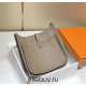 Hermes Hermès Evelyne 29 Togo Grey Silver Hardware Hand-Stitched