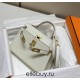 Hermes Hermès Mini Kelly 2 19 Crocodile Skin Pattern White Gold Hardware Hand-Stitched