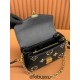 Louis Vuitton POCHETTE MÉTIS Metis EAST WEST Handbag in Monogram Empreinte Leather (M46596) - Black: 21.5x13.5x6cm