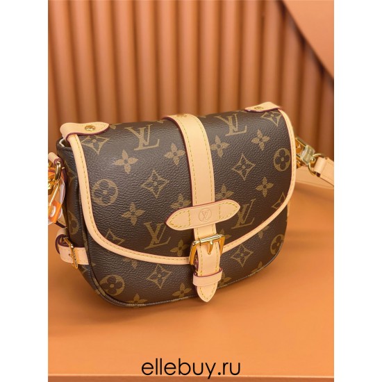 Louis Vuitton SAUMUR BB Handbag (M46740): Monogram Canvas, Size - 20x16x7.5cm