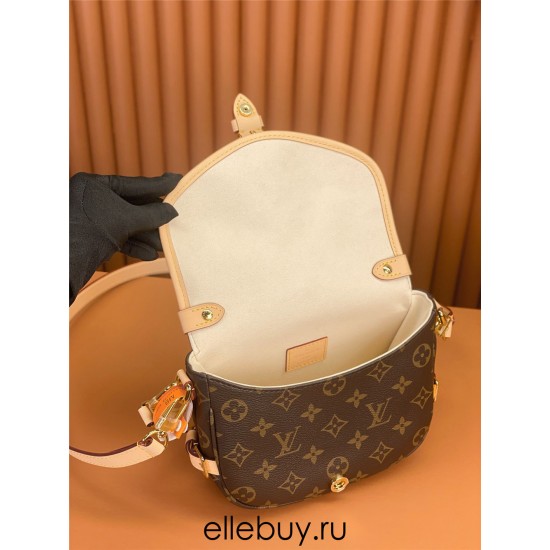 Louis Vuitton SAUMUR BB Handbag (M46740): Monogram Canvas, Size - 20x16x7.5cm