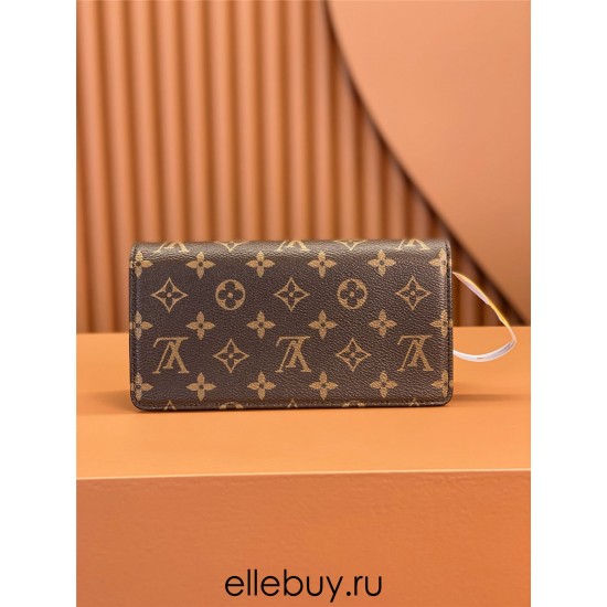 Louis Vuitton Wallet On Chain Lily (M82509): Monogram Circle Pendant, Size - 10.7x10.2x3.5cm