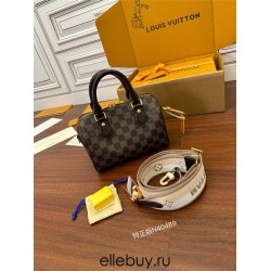 Louis Vuitton Speedy Bandoulière 20 Handbag (M40489): Monogram Canvas, Size - 20.5x13.5x12cm