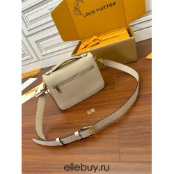 Louis Vuitton OXFORD Handbag (M22792) - Gray: Soft Grained Leather, Size - 22x16x9.5cm