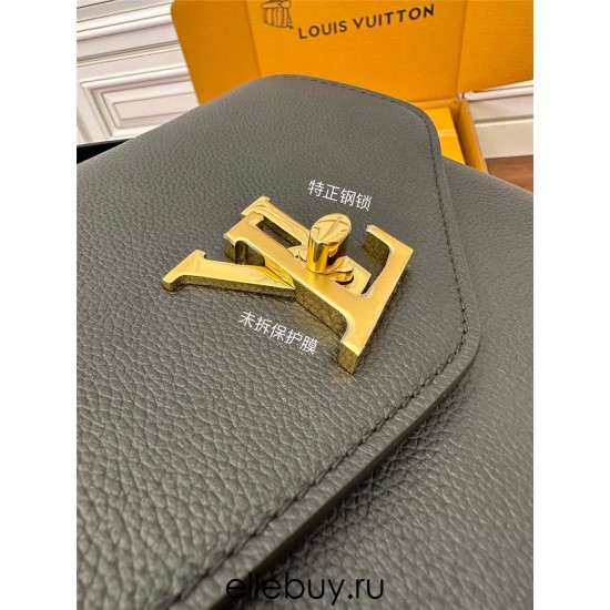 Louis Vuitton OXFORD Handbag (M22735) - Black: Soft Grained Leather, Size - 22x16x9.5cm