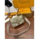 Louis Vuitton Diane Elephant Grey Print Handbag (M46583): Size - 23x16x8.5cm