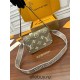 Louis Vuitton Diane Elephant Grey Print Handbag (M46583): Size - 23x16x8.5cm