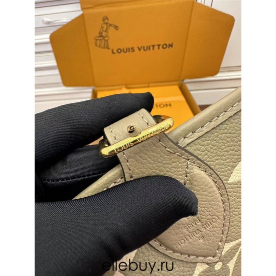 Louis Vuitton Diane Elephant Grey Print Handbag (M46583): Size - 23x16x8.5cm