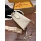 Louis Vuitton DIANE Handbag (M46388) - White: Classic Monogram Empreinte Embossed Leather, Size - 23x16x8.5cm