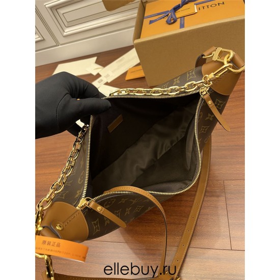 Louis Vuitton MATEL Fashion Show Moon Mother Bag (M46311): Latest 2022 Fashion Show, Classic Monogram with Yellow Flowers, Size - 38x30x10cm