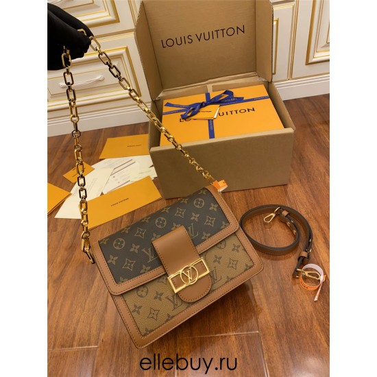 Louis Vuitton DAUPHINE Handbag (M44391): Louis Vuitton's Classic Dauphine Handbag, Size - 25x17x10.5cm