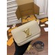 Louis Vuitton LOCKME TENDER Handbag (M58554) - Gray-Brown: Soft Grained Calfskin, Size - 19x13x8cm