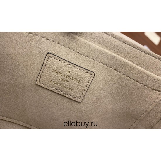 Louis Vuitton LOCKME TENDER Handbag (M58554) - Gray-Brown: Soft Grained Calfskin, Size - 19x13x8cm