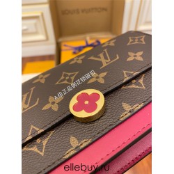 Louis Vuitton M67404 Flore Chain Wallet: Size - 17.5x11.5x3.5cm