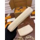 Louis Vuitton M80447 Milky White Multi Pochette Accessoires: Monogram Empreinte Leather, Size - 25x14.5x4.5cm