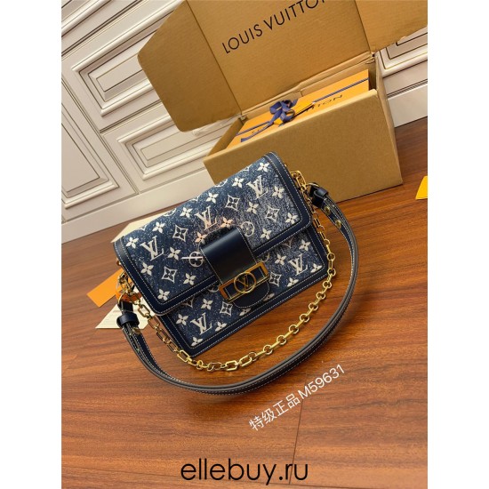 Louis Vuitton DAUPHINE Medium Handbag (M59631): Size - 25x17x10.5cm