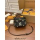 Louis Vuitton M45780 Black Embossed Vanity Small Handbag: Size - 19×13×11cm