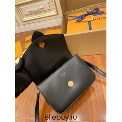 Louis Vuitton M55948 Black LV PONT 9 Handbag made of smooth leather, Size - 23x15x8cm