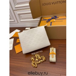 Louis Vuitton M57793 Coussin Small Handbag (Monogram Embossed) - Fluffy Sheepskin: Size - 26x20x12cm