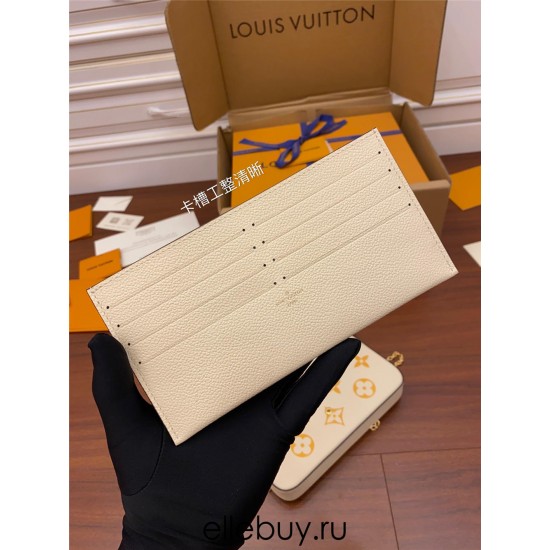 Louis Vuitton M80498 Yellow Special Edition FÉLICIE Felicie Pochette Chain Bag: Monogram Empreinte Grained Leather, Monogram Embossing, Size - 21x12x3cm