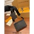 Louis Vuitton M81124 Monogram Eclipse Black Gaston: Size - 22.0x14.5x4.5cm